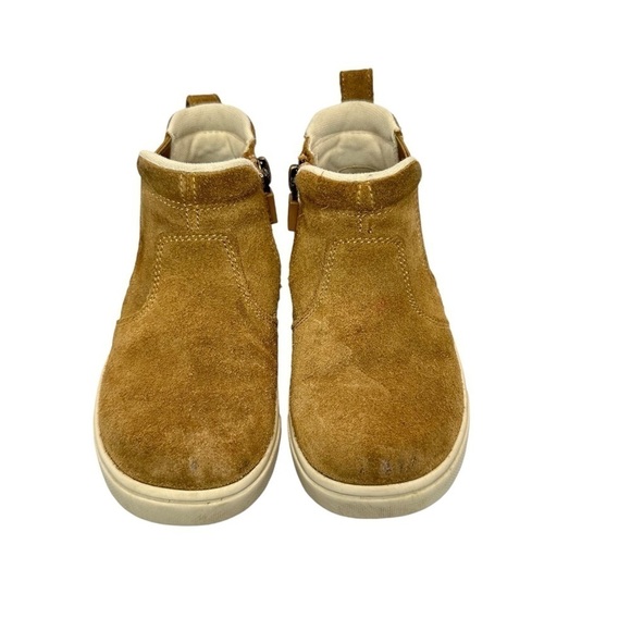 Ugg Kids Hamden II Suede Boots Side Zip Beige Toddler Girls Size 11 - Picture 7 of 15